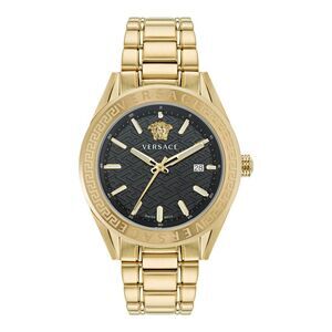 Versace V-Code Bracelet Watch Gold Mens